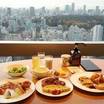 明治神宮側に朝食