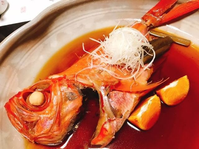特においしかった「金目鯛の煮付け」