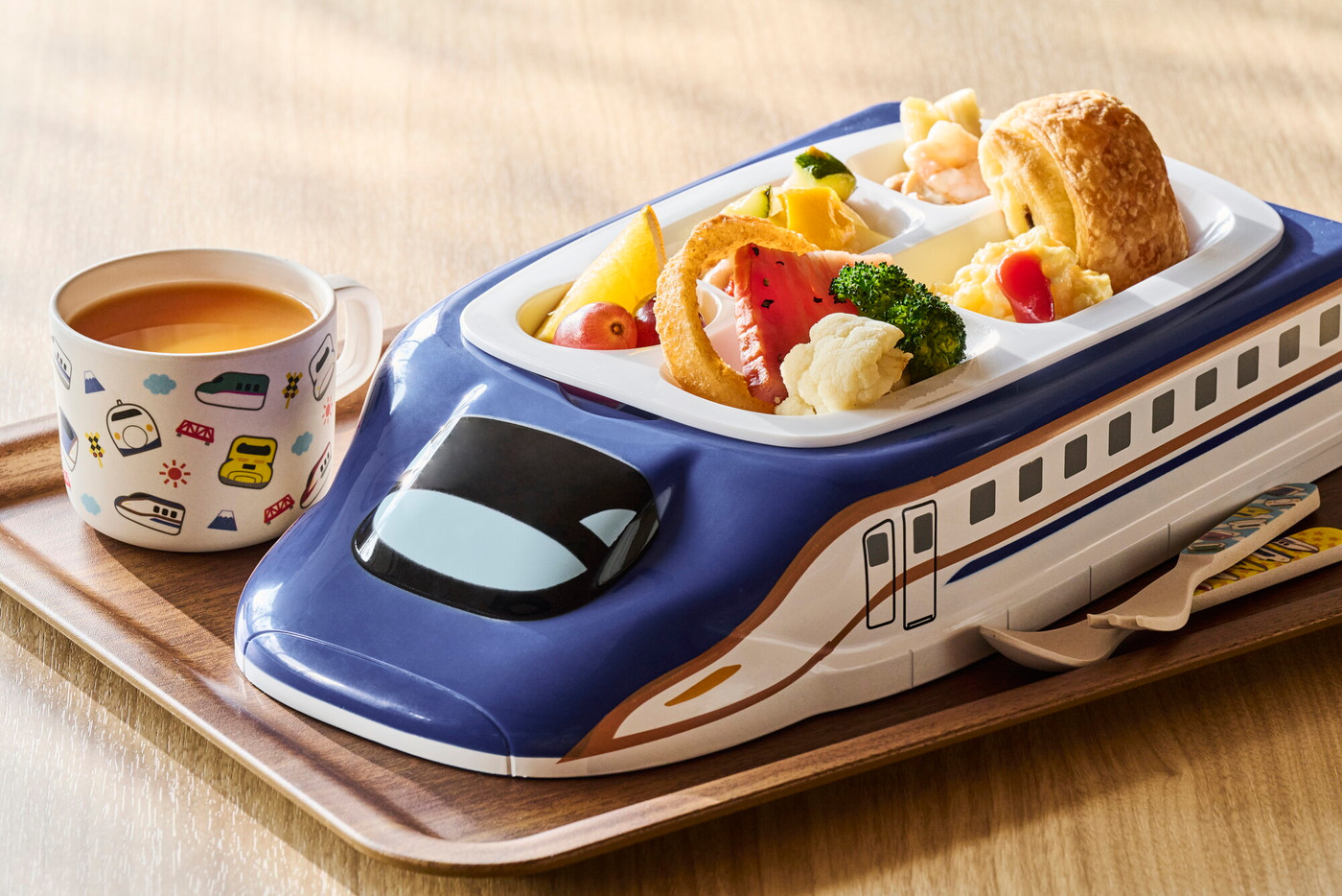 大浴場に新幹線プレート朝食で大人も子どもも大喜び♪3949112