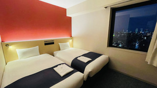 ツインルーム 禁煙 シティビュー (6歳以下の添い寝のお子様は朝食料金別)