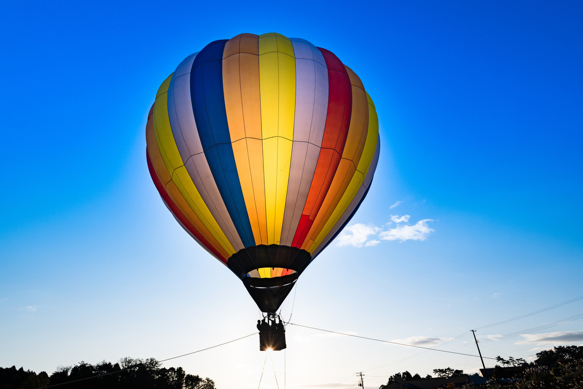 有料オプション／熱気球体験(イメージ)