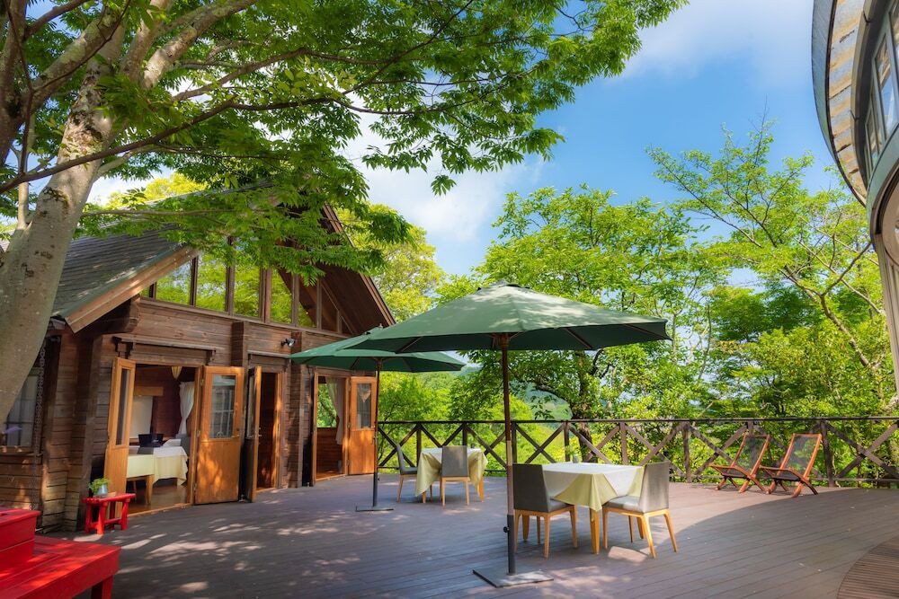 ラ・フォンテーヌのテラス席