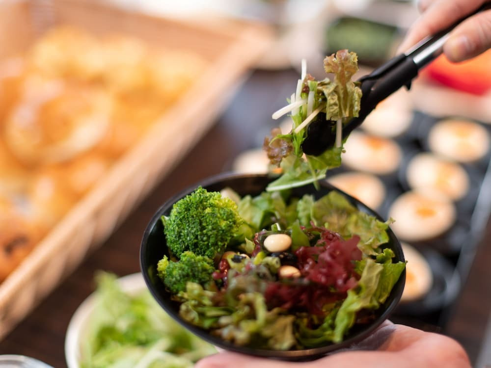 朝食ビュッフェ