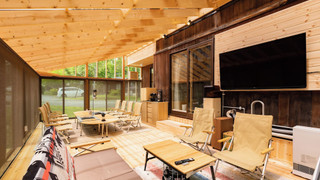 ペット同宿 リビングテラス付 戸建てタイプ3LDKコテージ