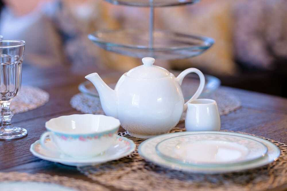 客室内のダイニングエリア