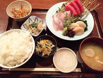 「仁松庵」料理 14338 刺身定食1180円