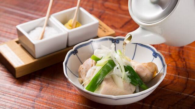 水炊き　盛り付け一例 / 2