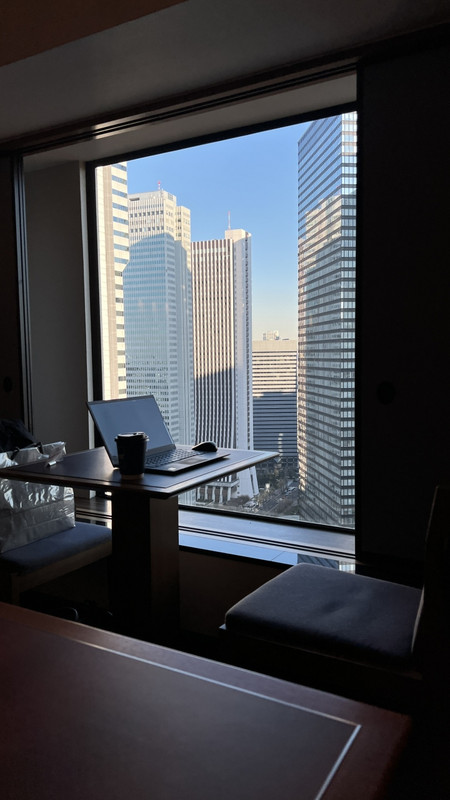 高層だけあってビューは都会的
