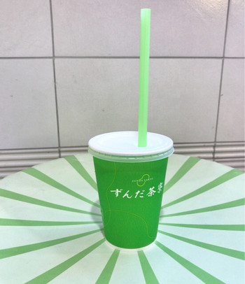 「ずんだ茶寮 東京大丸店」 ドリンク 66901557 ずんだシェイク 288円(税込)