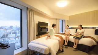 コーナートリプルルーム 禁煙  (エキストラベッド付, 3名利用)