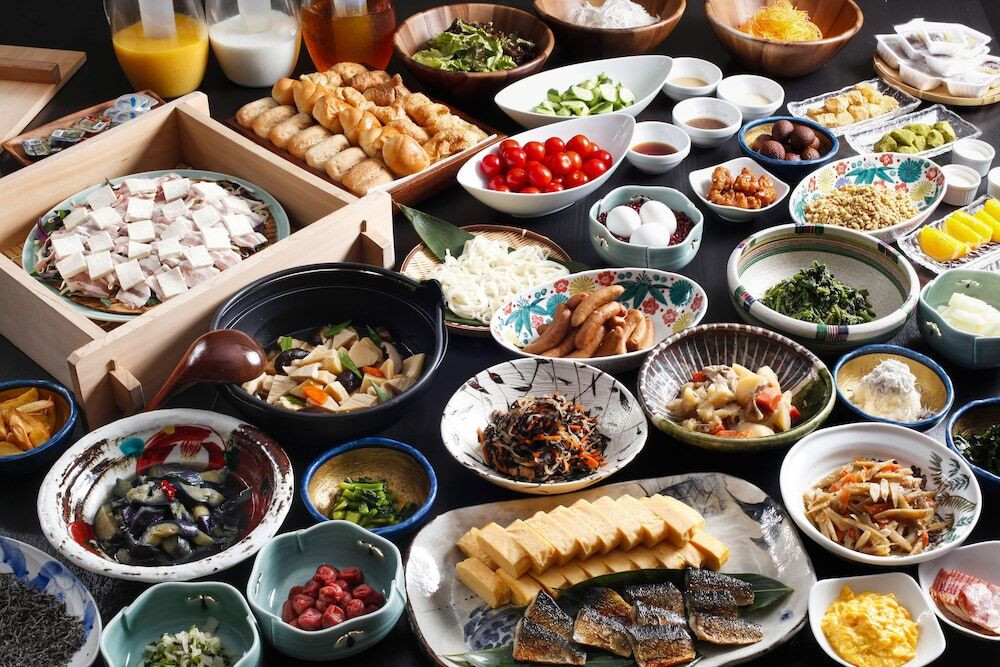 約40種類の朝食バイキング①
