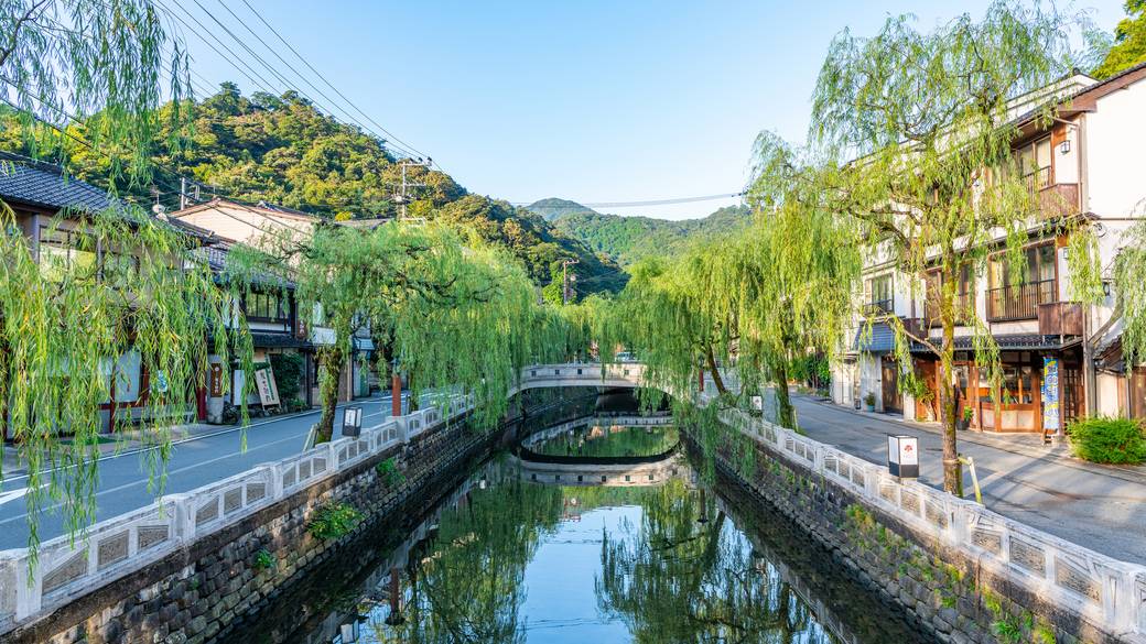 城崎温泉の街並み① / 1
