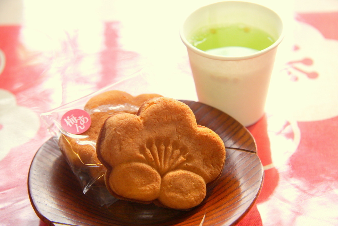 「ぷらむ工房」料理 51111 やきたて”梅まんじゅう”