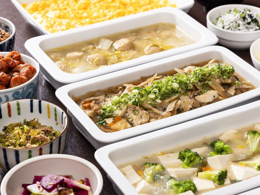 朝食ビュッフェ