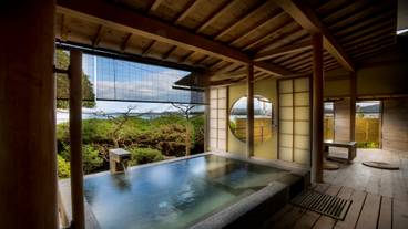 露天風呂付き和室のお風呂(例2) / 9