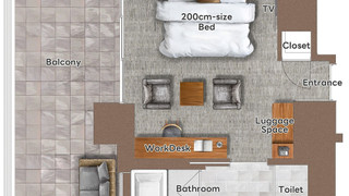 コンフォート ダブルルーム 禁煙 (King Bed)