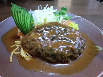 「とんかつ立花」料理 1007289 手作りハンバーグ
