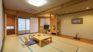 [全室離れ + テラス付] 2間和室2ベッドルーム(77平米) 禁煙