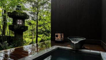 離れ「洗心亭」 露天風呂 / 9