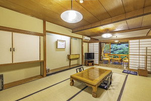 展望露天風呂付き客室の一例