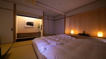 客室「緋(ひき)」の寝室 / 6