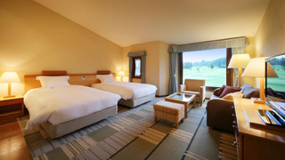 ツインルーム【洋室/35平米/ベッド幅120cm】 [スタンダード] [ツインルーム] [禁煙] [ガーデンビュー]