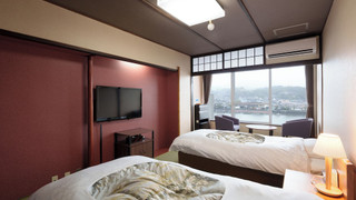 [リバービュー]スタンダード和室8畳ツイン(30sqm/ベッド100cm×2)