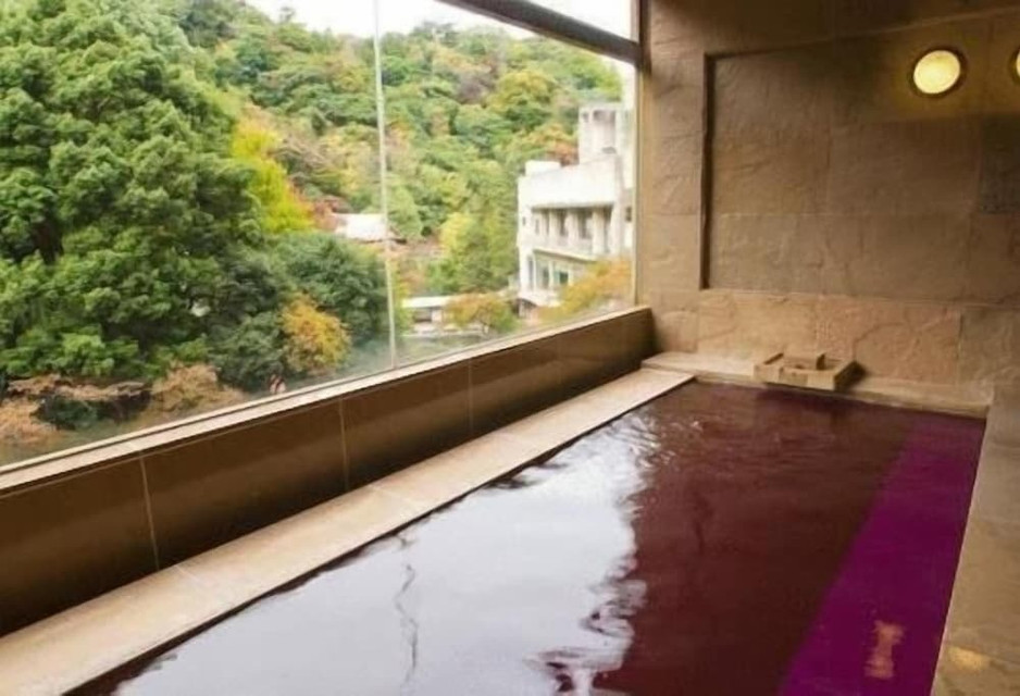 鴻朧館 ワイン風呂