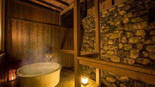 [禁煙] スーペリア露天風呂付和洋室ツイン(眺望なし)