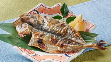 朝食 鯵干物 / 8