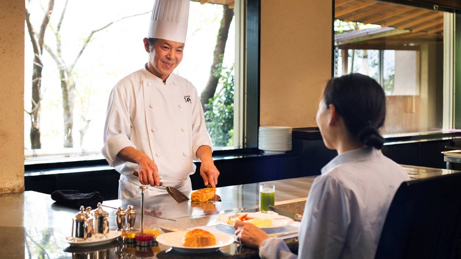 贅沢気分を味わえる
鉄板ブレックファースト / 2