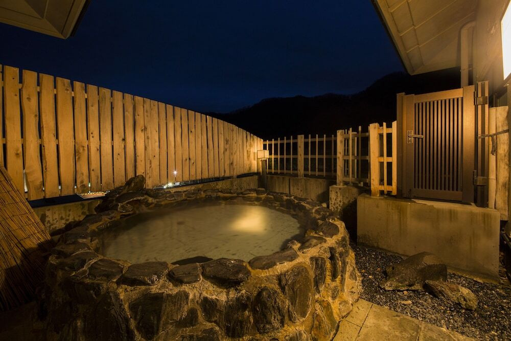 展望風呂 露天風呂(夜)