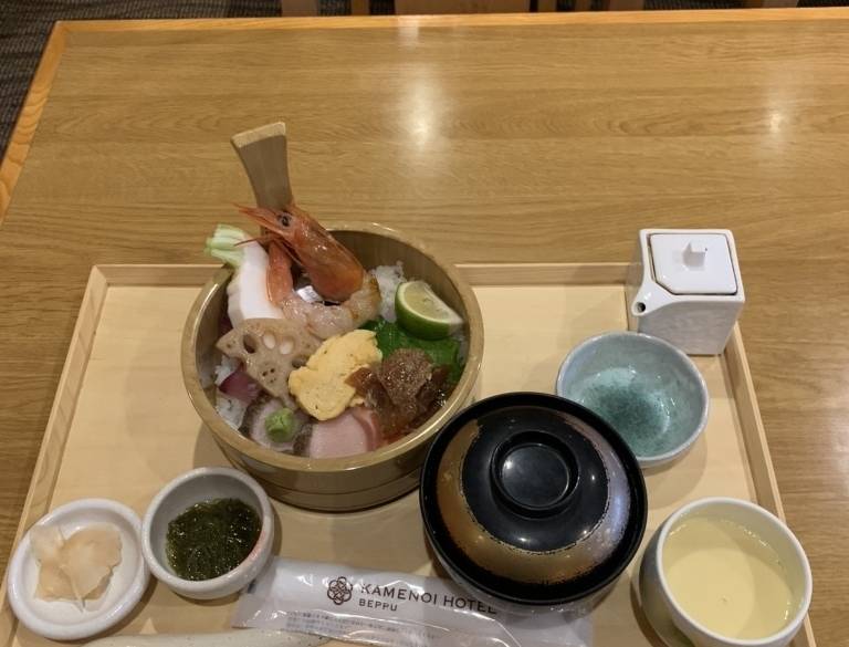 油屋熊八亭　朝食一例 / 5