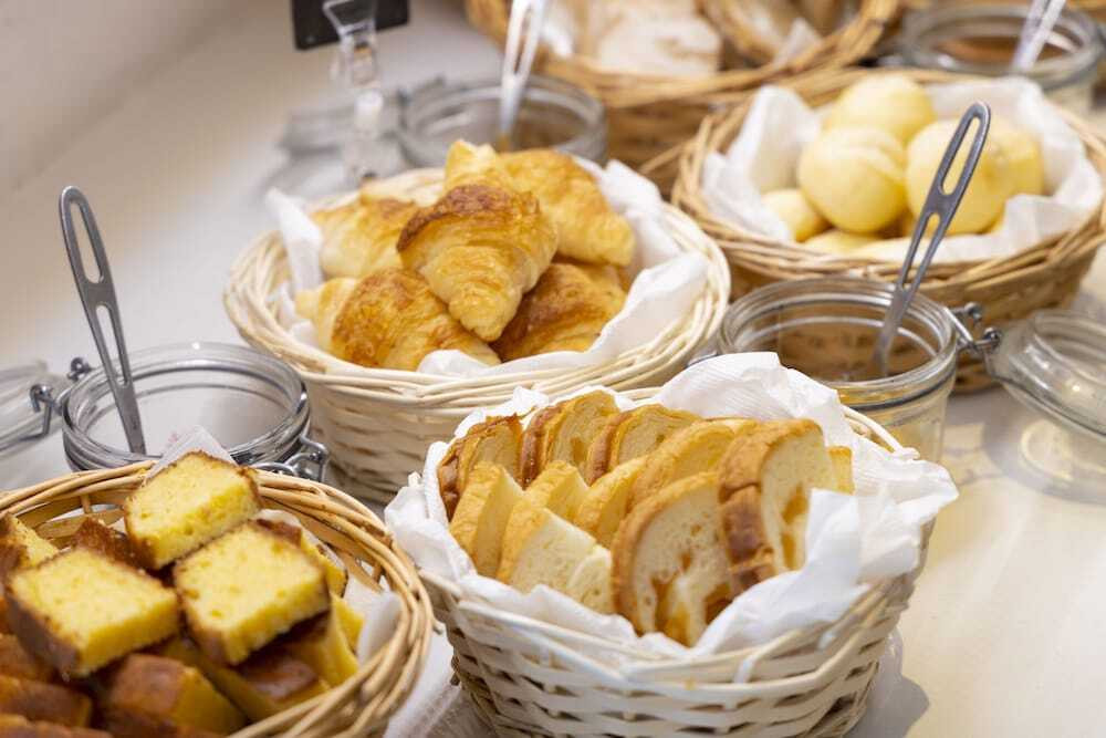 朝食ビュッフェ