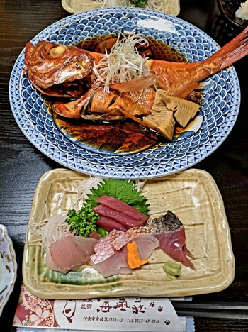 「海風荘 」 料理 203984136 大きな金目鯛!(2人分です)