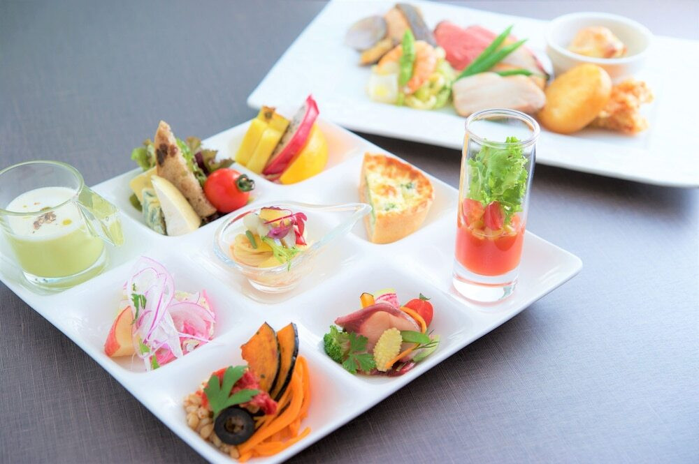 朝食ビュッフェ