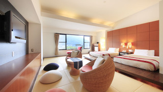 [本館] 展望風呂付き和室ツインベッド 夕食付 禁煙