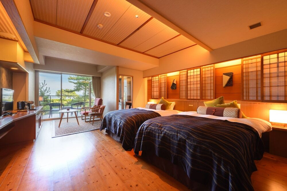 全室オーシャンビュー、日本三景を望む露天風呂4251574