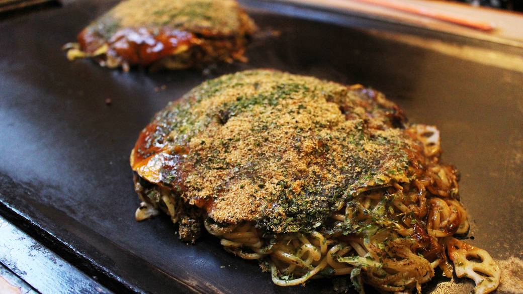 麺入りのお好み焼き / 5