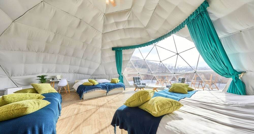 ドーム型テントにステイ♪露天風呂やサウナなど楽しみが満載3929123