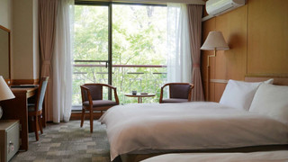 ツインルーム 共用バスルーム