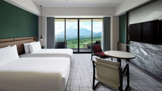 ルーム シングルベッド 2 台 (Fuji View)