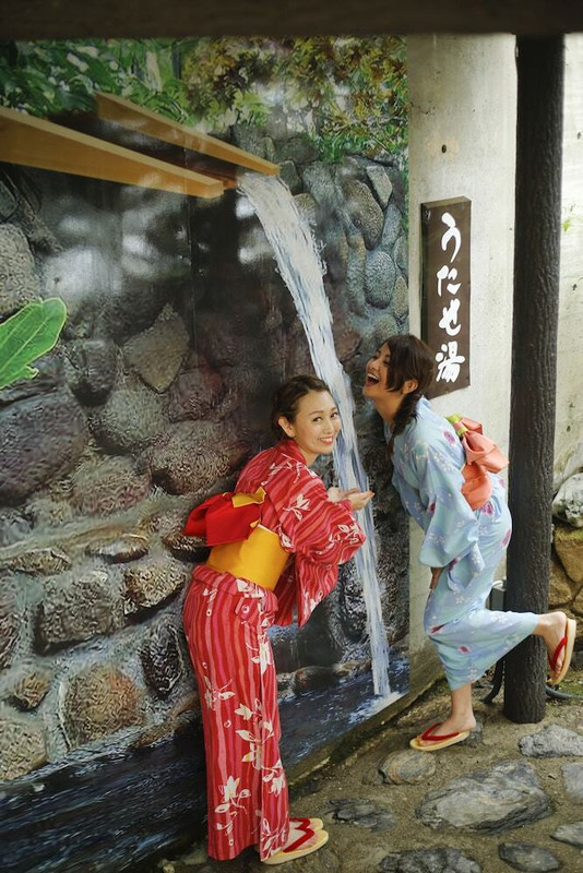 トリックアート_うたせ湯