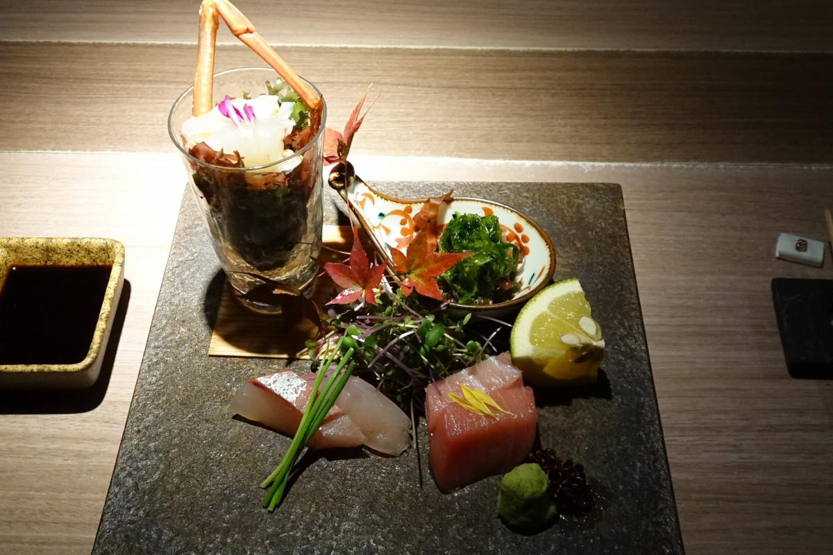 「穀雨」伊勢海老と旬魚の御造り