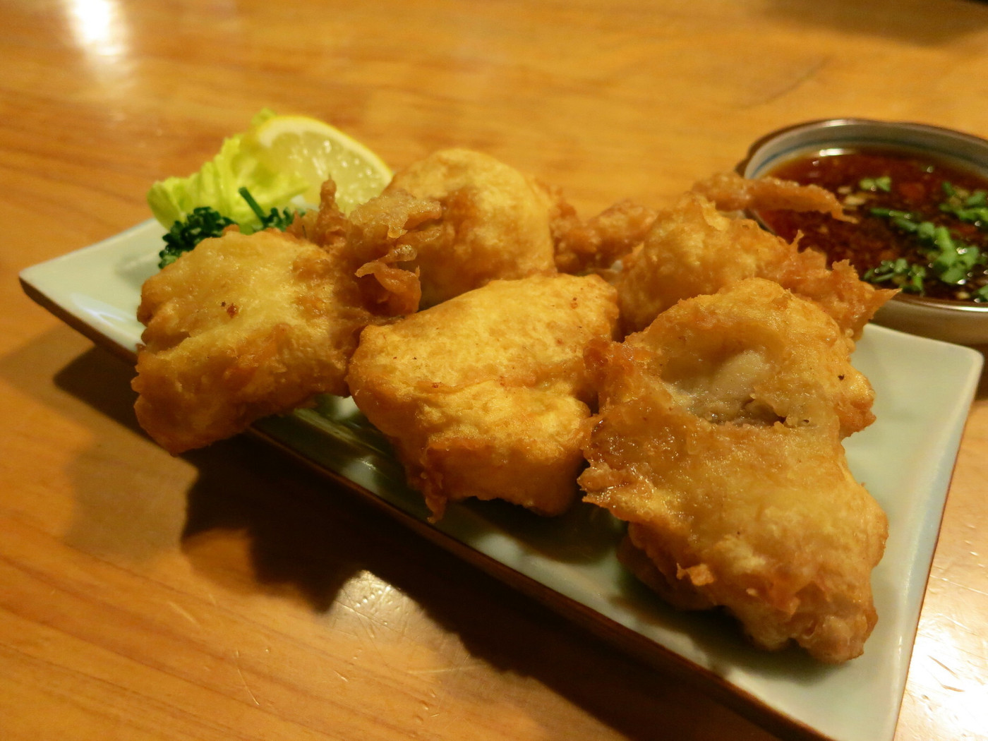 「みますや」料理 581957 骨付き ふぐビール揚げ