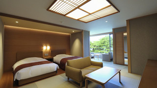 ビューバス付, 和室 ツインベッドルーム