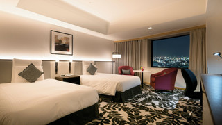 プレミアム ルーム シングルベッド 2 台 (Nagoya City View)
