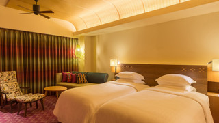 プレミアム ルーム シングルベッド 2 台 バルコニー オーシャンビュー(プレミアム オーシャン ツイン)