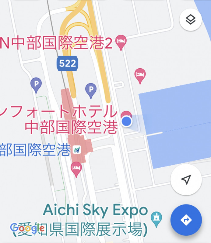 ほぼ空港内