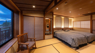 和モダンツイン 11畳 レイクビュー 専用ダイニングルーム 禁煙